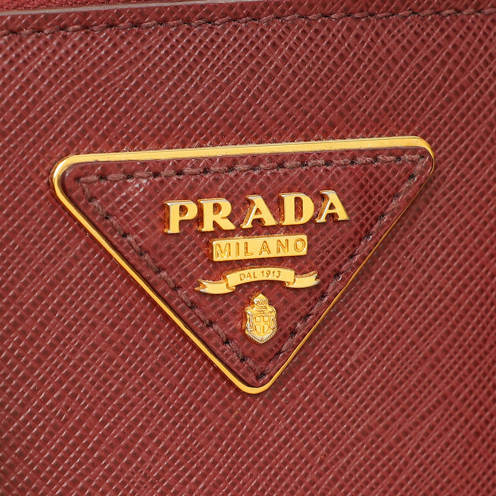Prada Cerise Lux Promenade  Bag