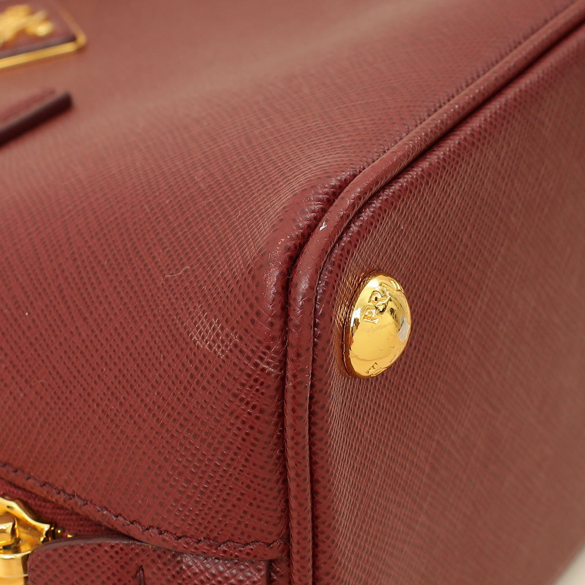 Prada Cerise Lux Promenade  Bag