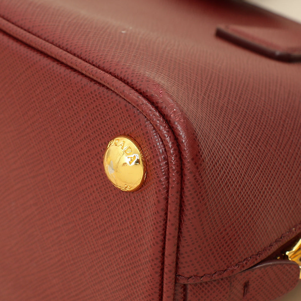 Prada Cerise Lux Promenade  Bag