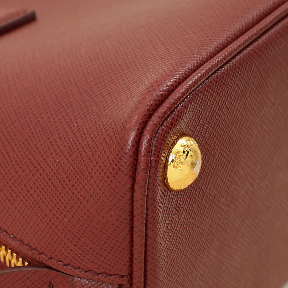 Prada Cerise Lux Promenade  Bag