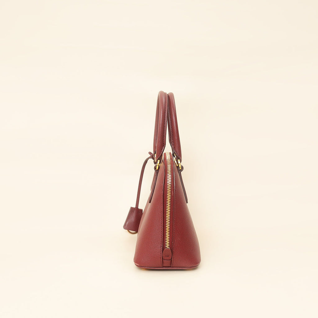 Prada Cerise Lux Promenade  Bag