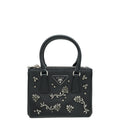 Prada Black Lux Crystal Galleria Mini Bag