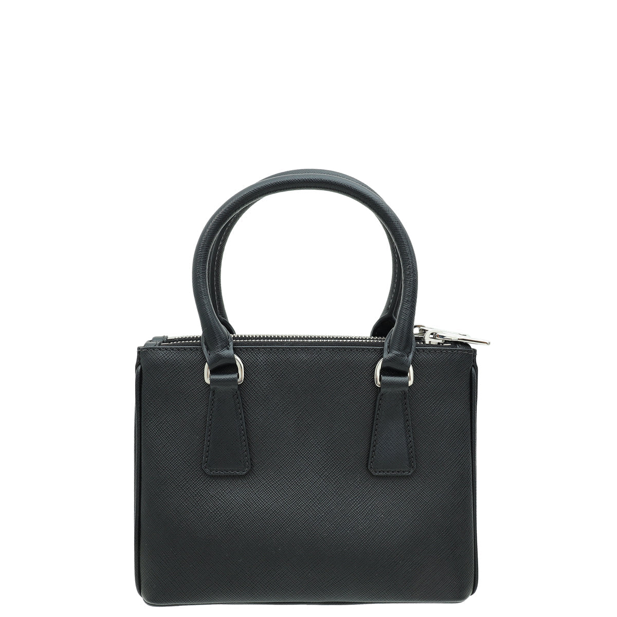 Prada Black Lux Crystal Galleria Mini Bag