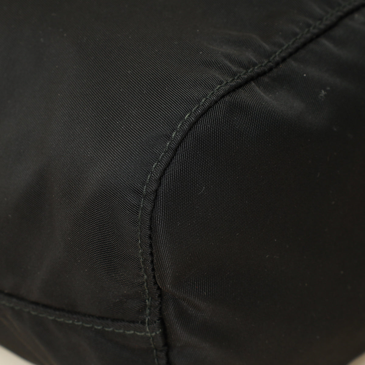 Prada Black Logo Nylon Drawstring Pouch