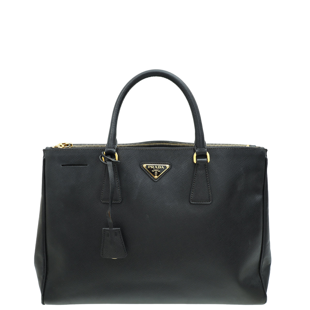 Prada Black Lux Galleria XL Tote Bag