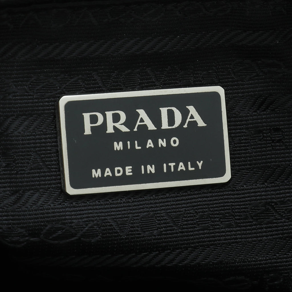 Prada Grey Tessuto City Tote Bag