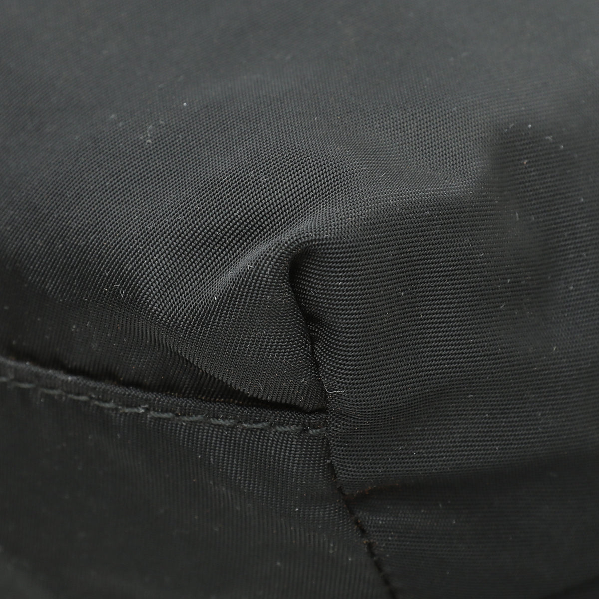 Prada Black Nylon Tessuto Tassel Pouch