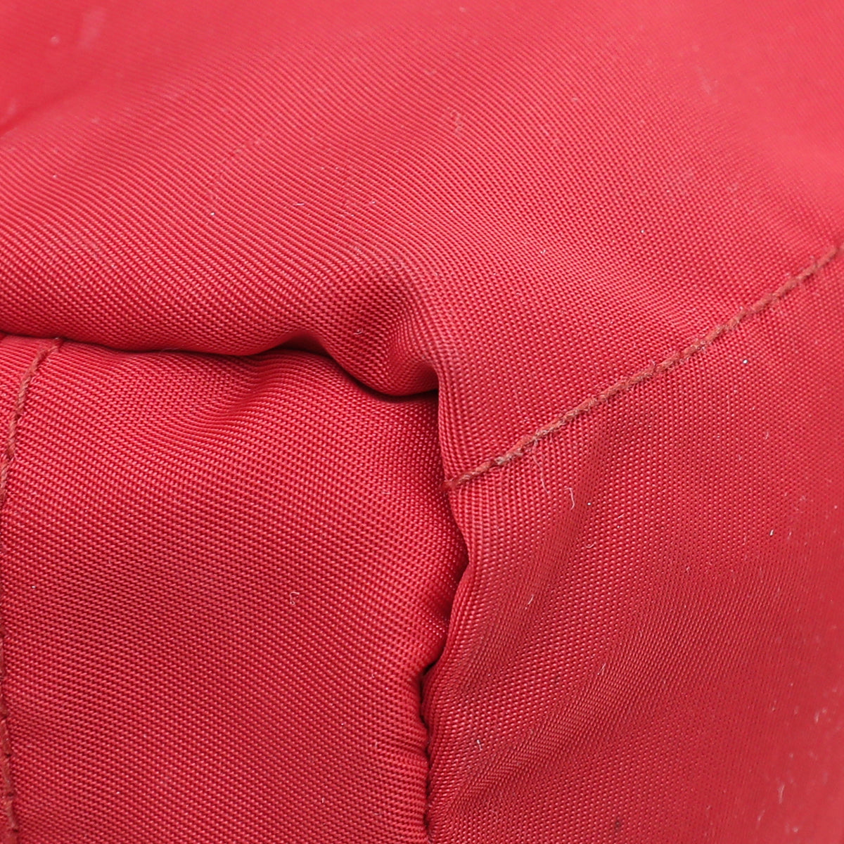Prada Red Nylon Small Pouch