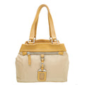 Prada Beige Nylon Small Tote Bag