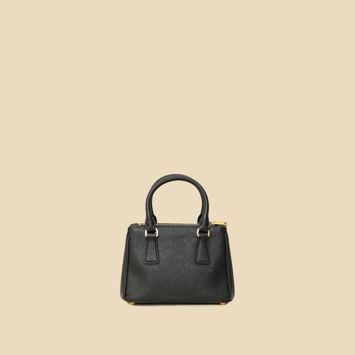 Prada Black Lux Micro Galleria Bag