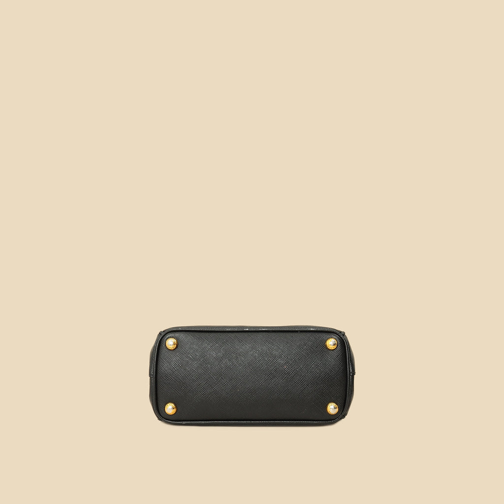 Prada Black Lux Micro Galleria Bag