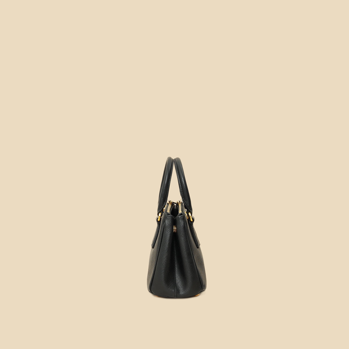 Prada Black Lux Micro Galleria Bag