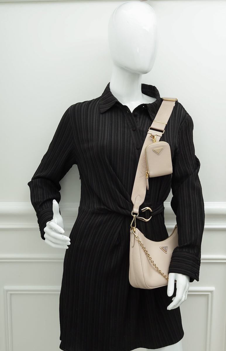 Prada Beige Re-Edition 2005 Bag