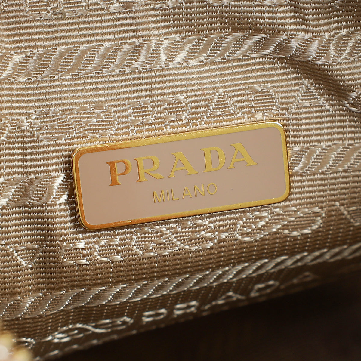 Prada Nude Mini Re-Edition Shoulder Bag