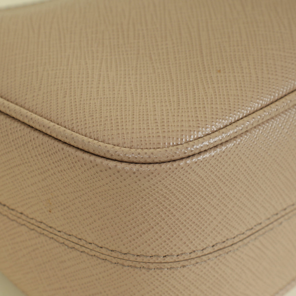 Prada Nude Mini Re-Edition Shoulder Bag