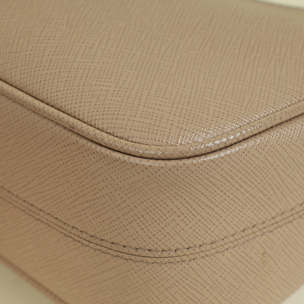 Prada Nude Mini Re-Edition Shoulder Bag