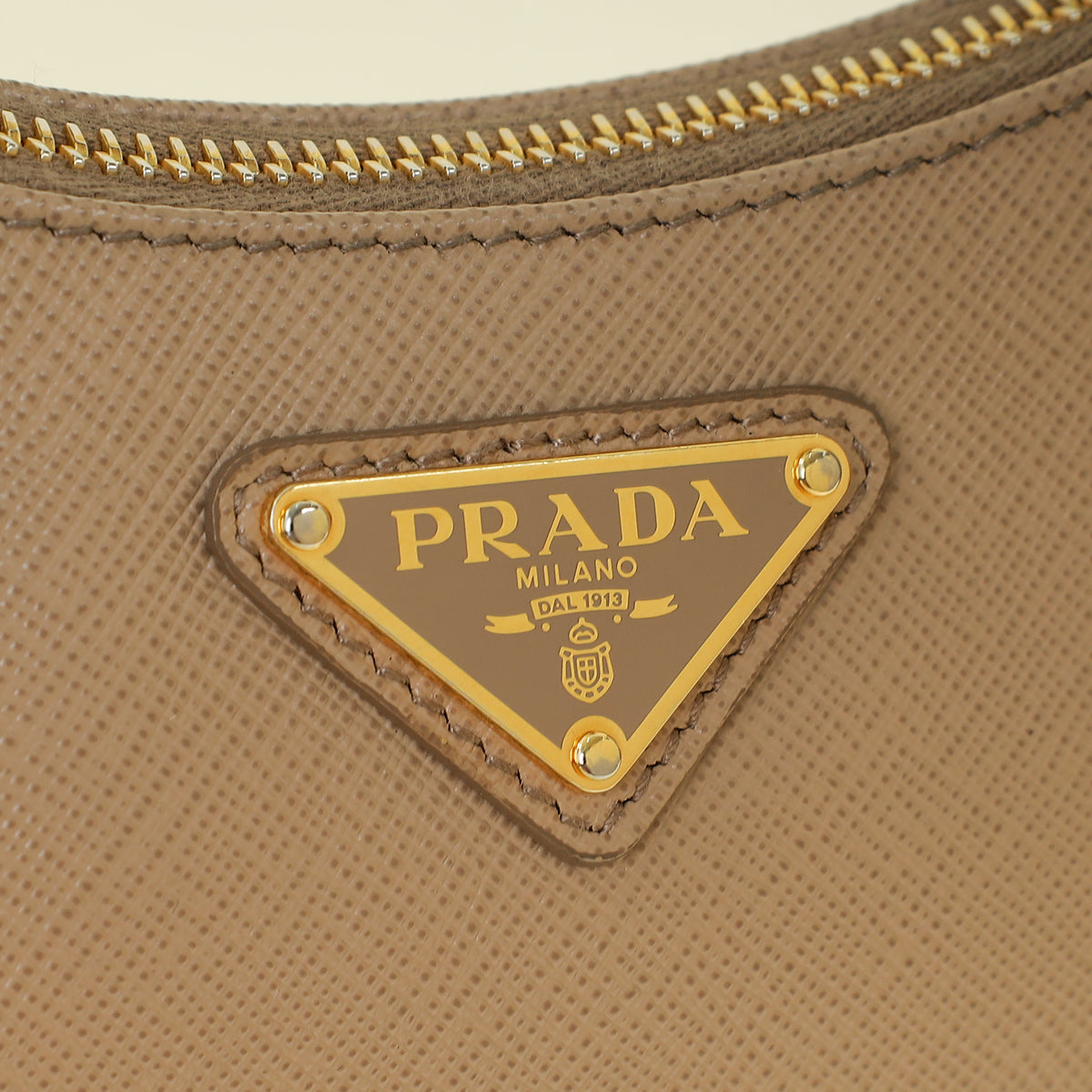 Prada Nude Mini Re-Edition Shoulder Bag