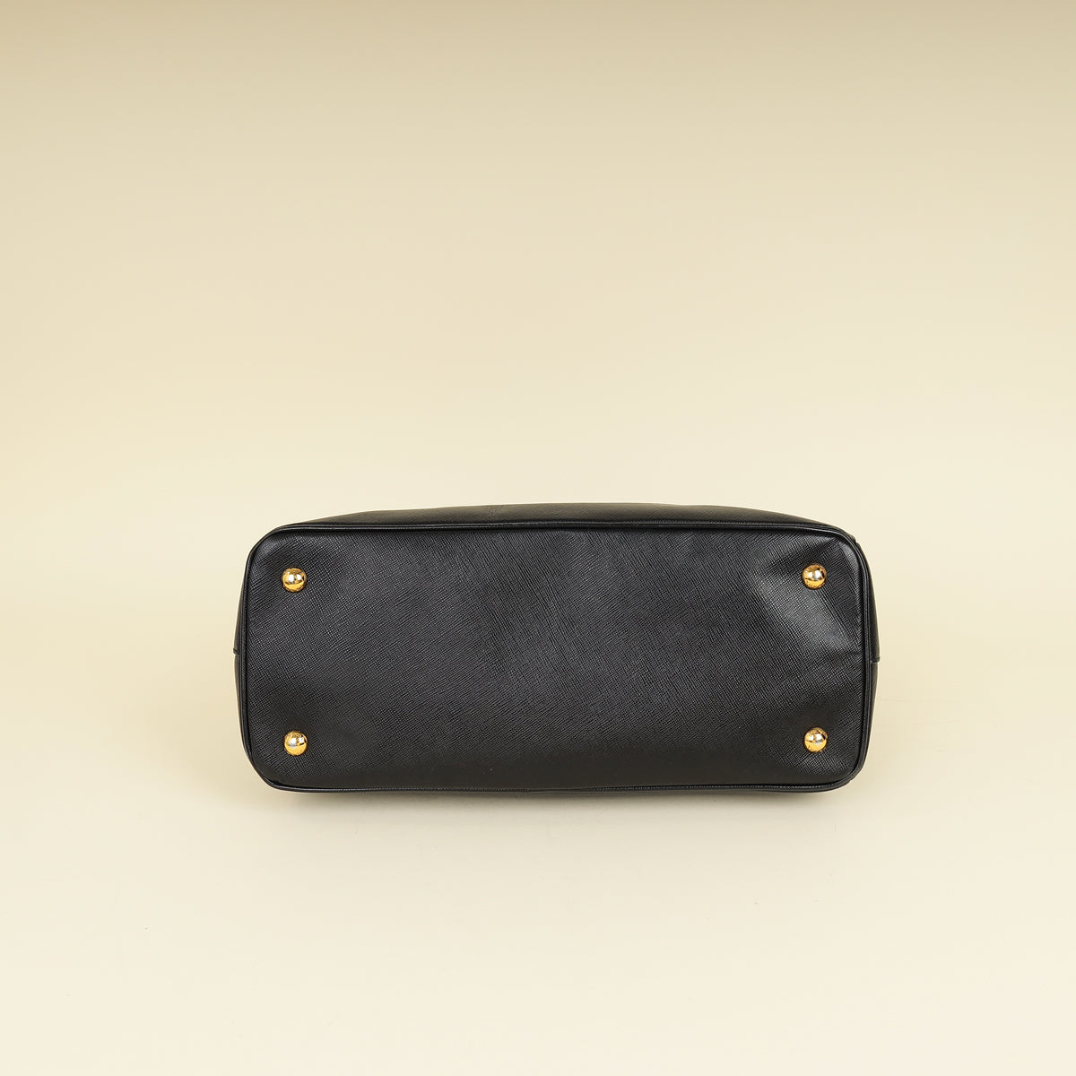 Prada Black Lux Gardener's Small Tote Bag