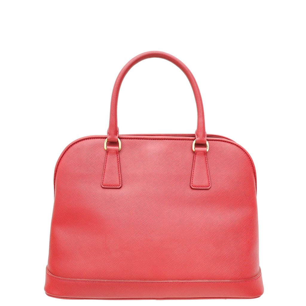 Prada Fuoco Lux Open Promenade Bag