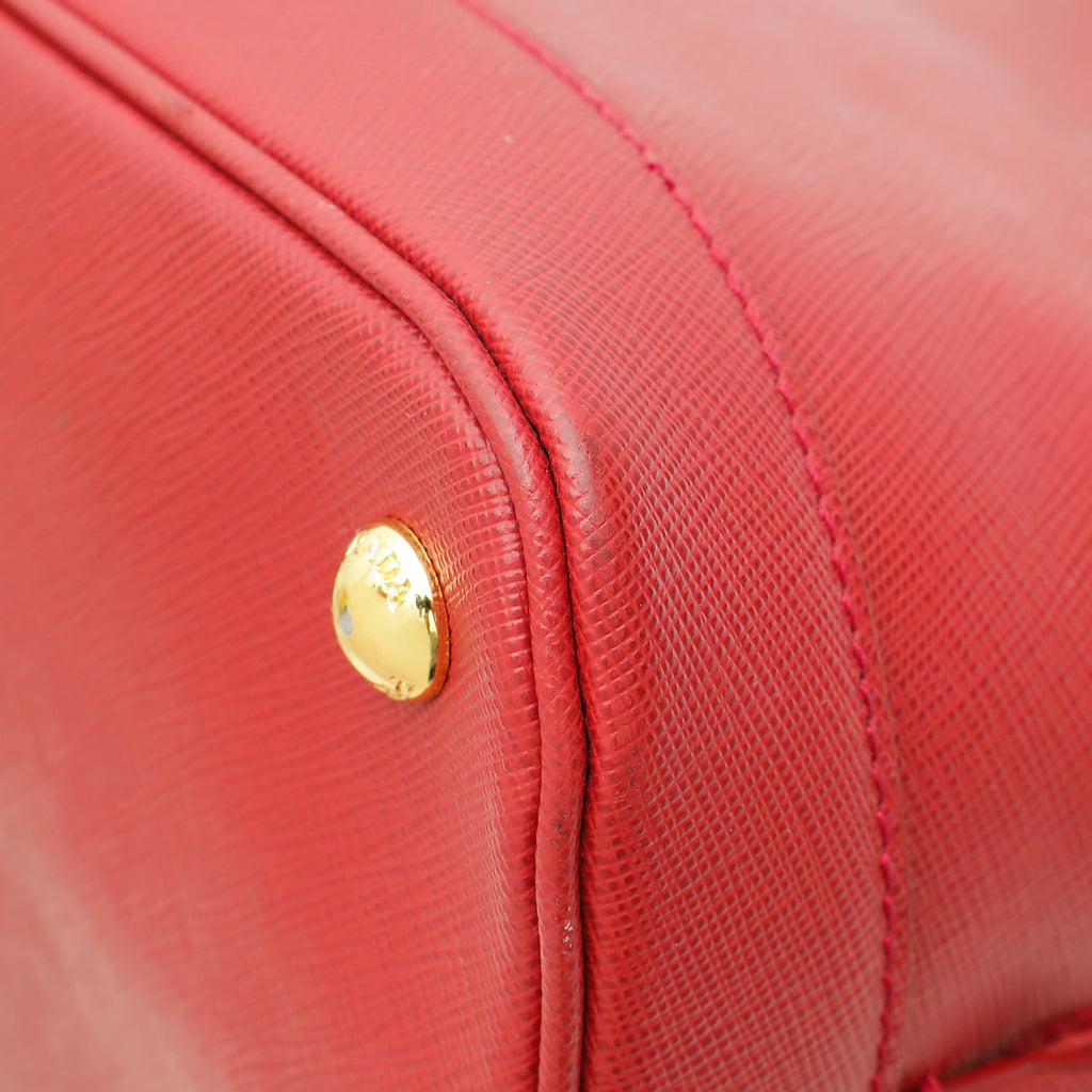 Prada Fuoco Lux Open Promenade Bag