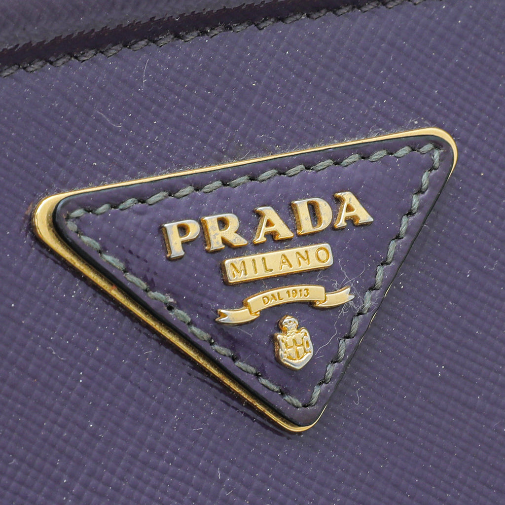 Prada Violet Vernis Parabole Convertible Bag