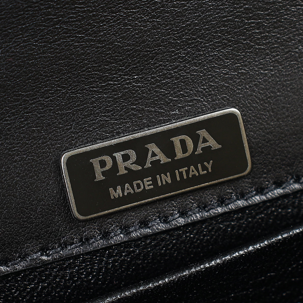 Prada Black Cahier Studded Shoulder Bag
