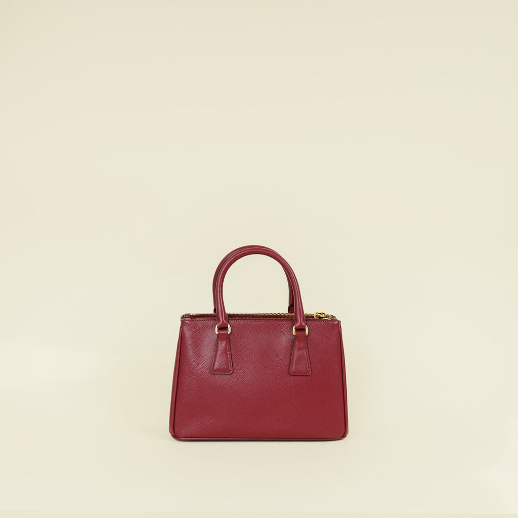 Prada Cerise Galleria Tote Small Bag