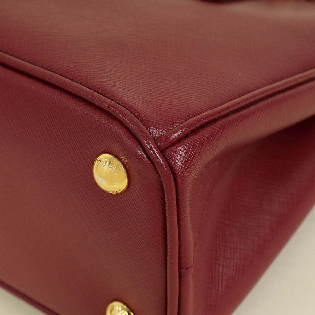 Prada Cerise Galleria Tote Small Bag