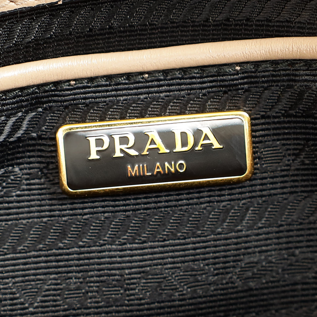 Prada Cammeo Lux Flap Chain Shoulder Bag
