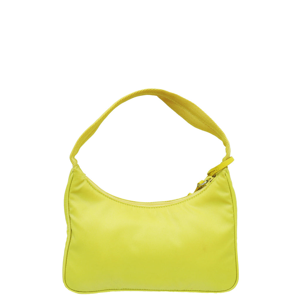 Prada Yellow Re-Nylon Re-Edition 2000 Mini Bag