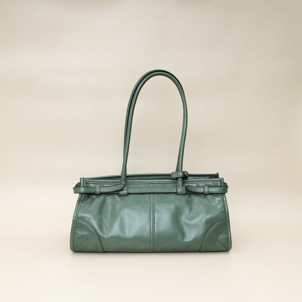 Prada Green Bonnie Medium Handbag