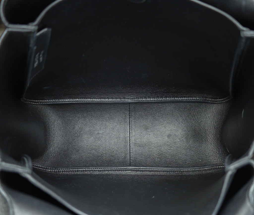 Prada Black Triangle Logo Tote Large Bag