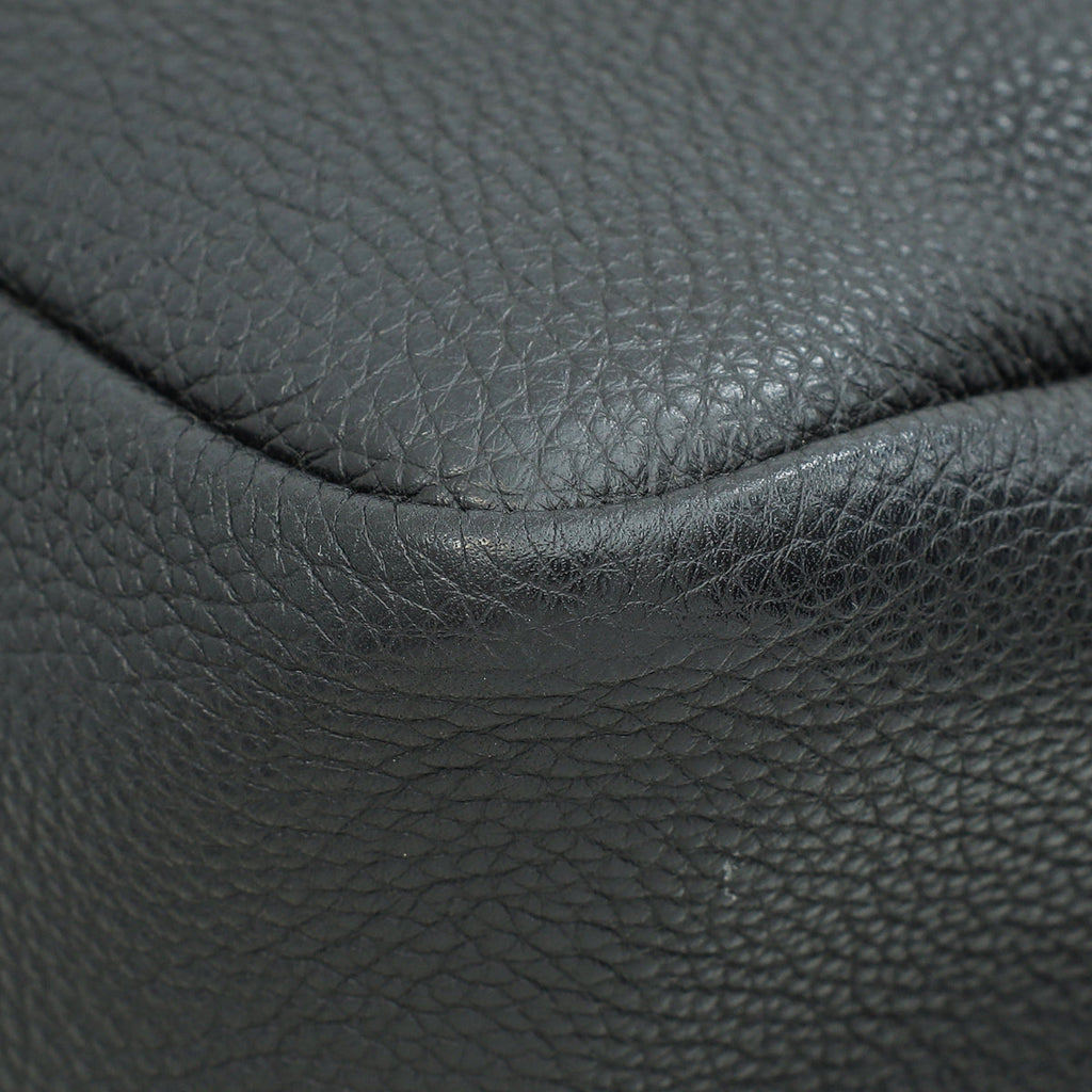 Prada Black Triangle Logo Tote Large Bag