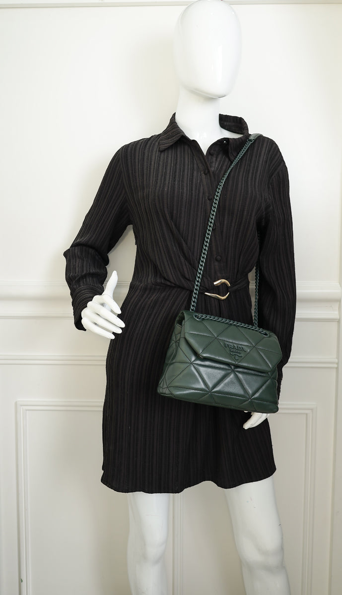 Prada Smeraldo Spectrum Small Nappa Bag