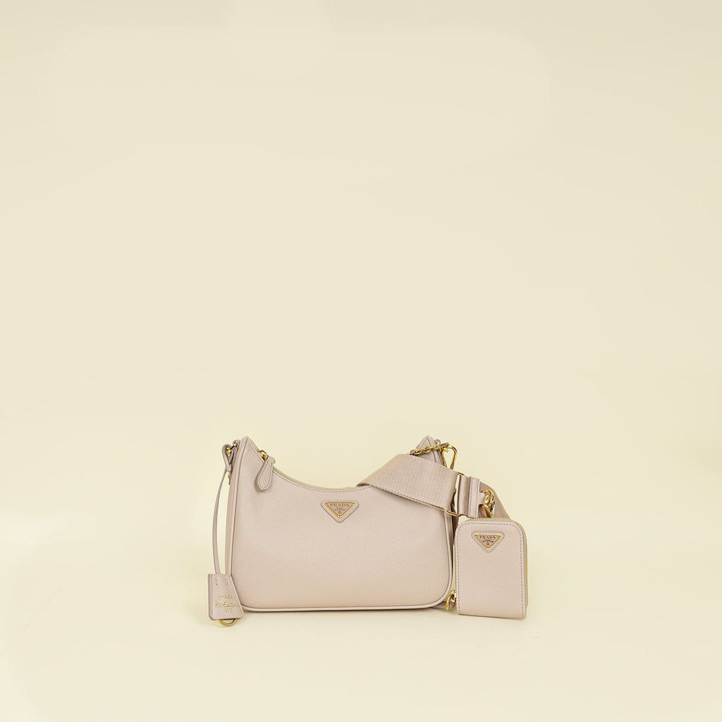 Prada Beige Re-Edition 2005 Bag
