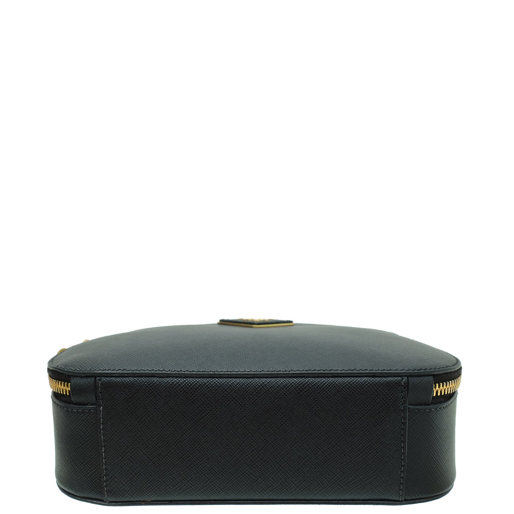 Prada Black Lux Odette Shoulder Bag