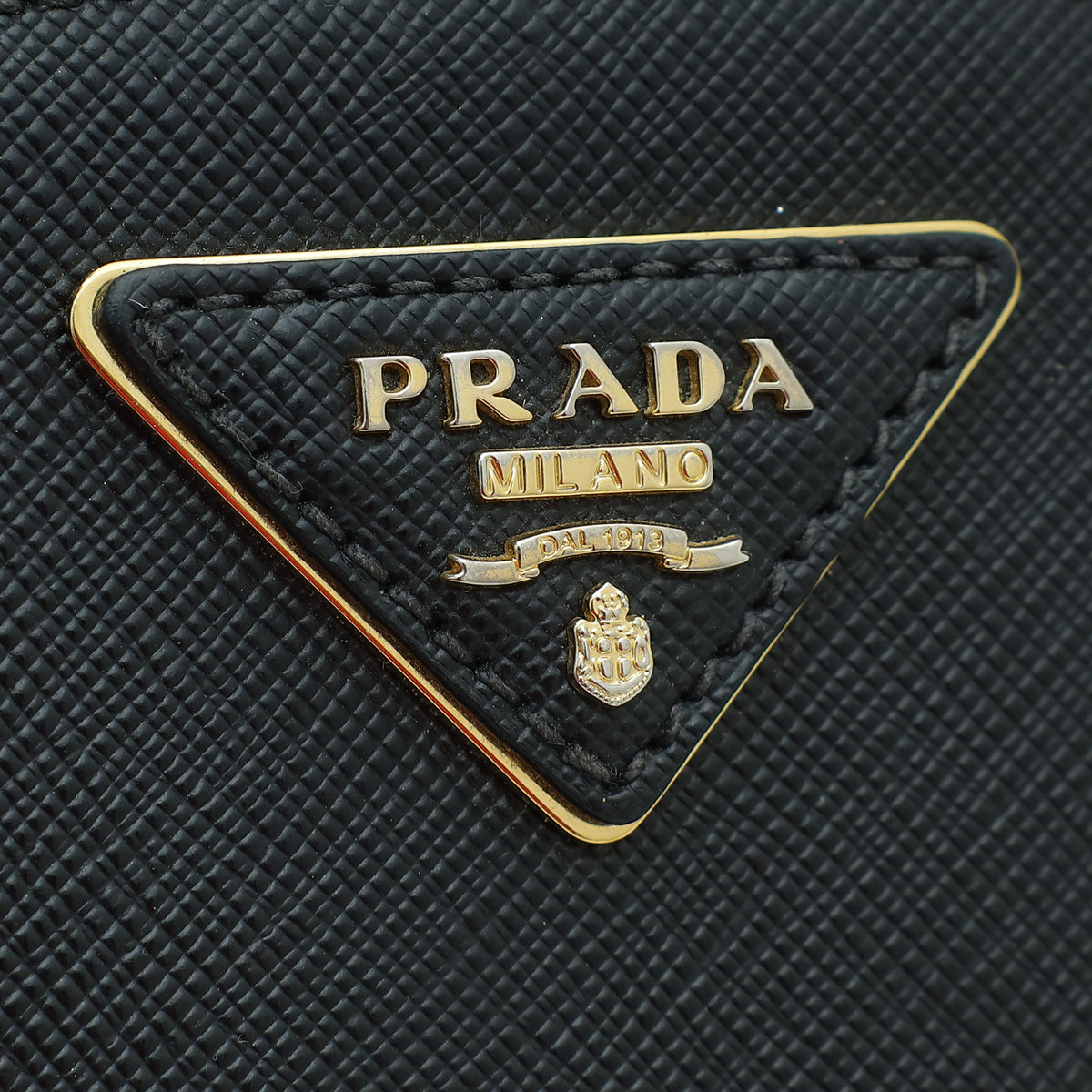 Prada Black Lux Odette Shoulder Bag