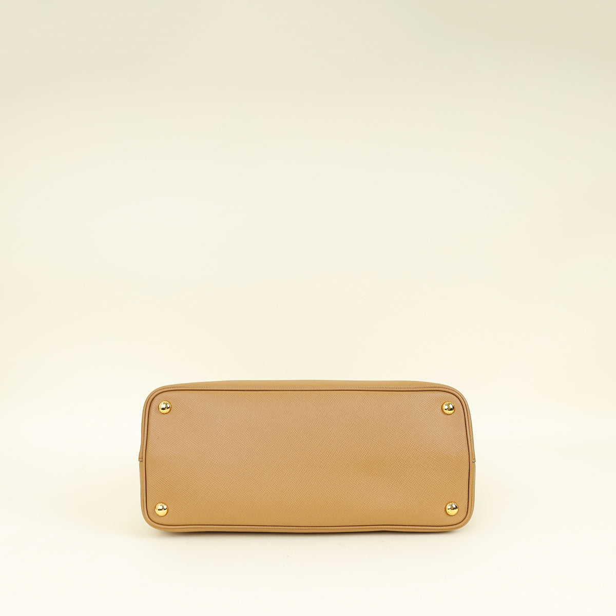 Prada Caramel Cuir Double Handle Large Bag
