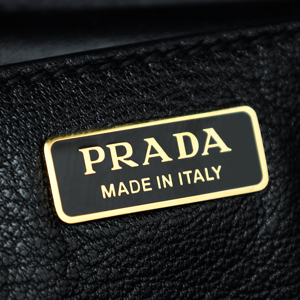 Prada Black Cahier Shoulder Bag