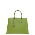Prada Apple Green Lux Promenade Tote Large Bag