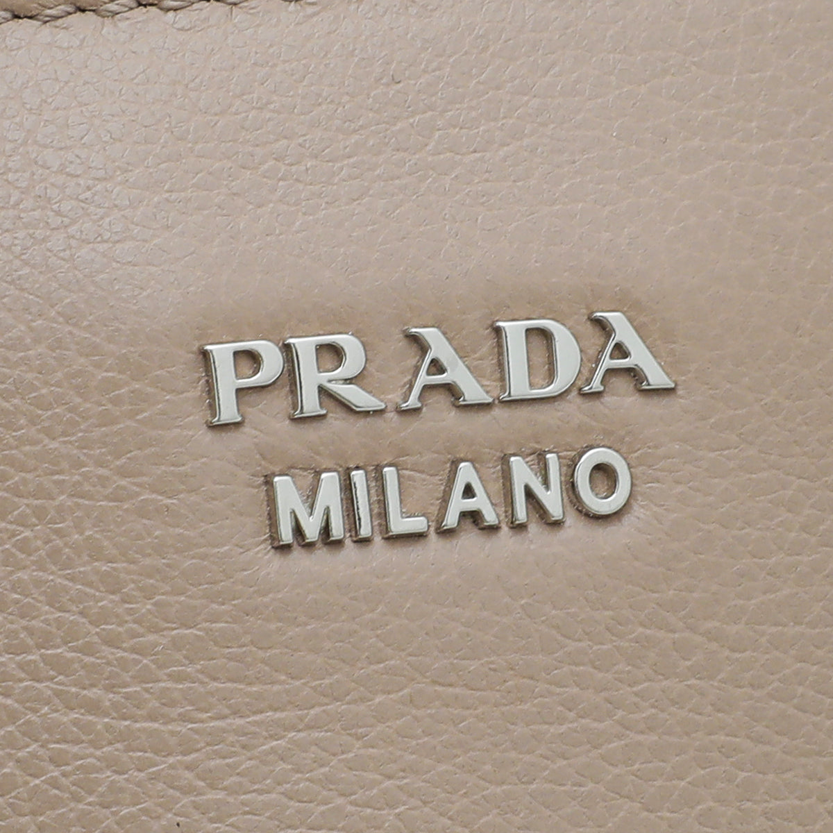 Prada Beige Twin Pocket Small Tote Bag