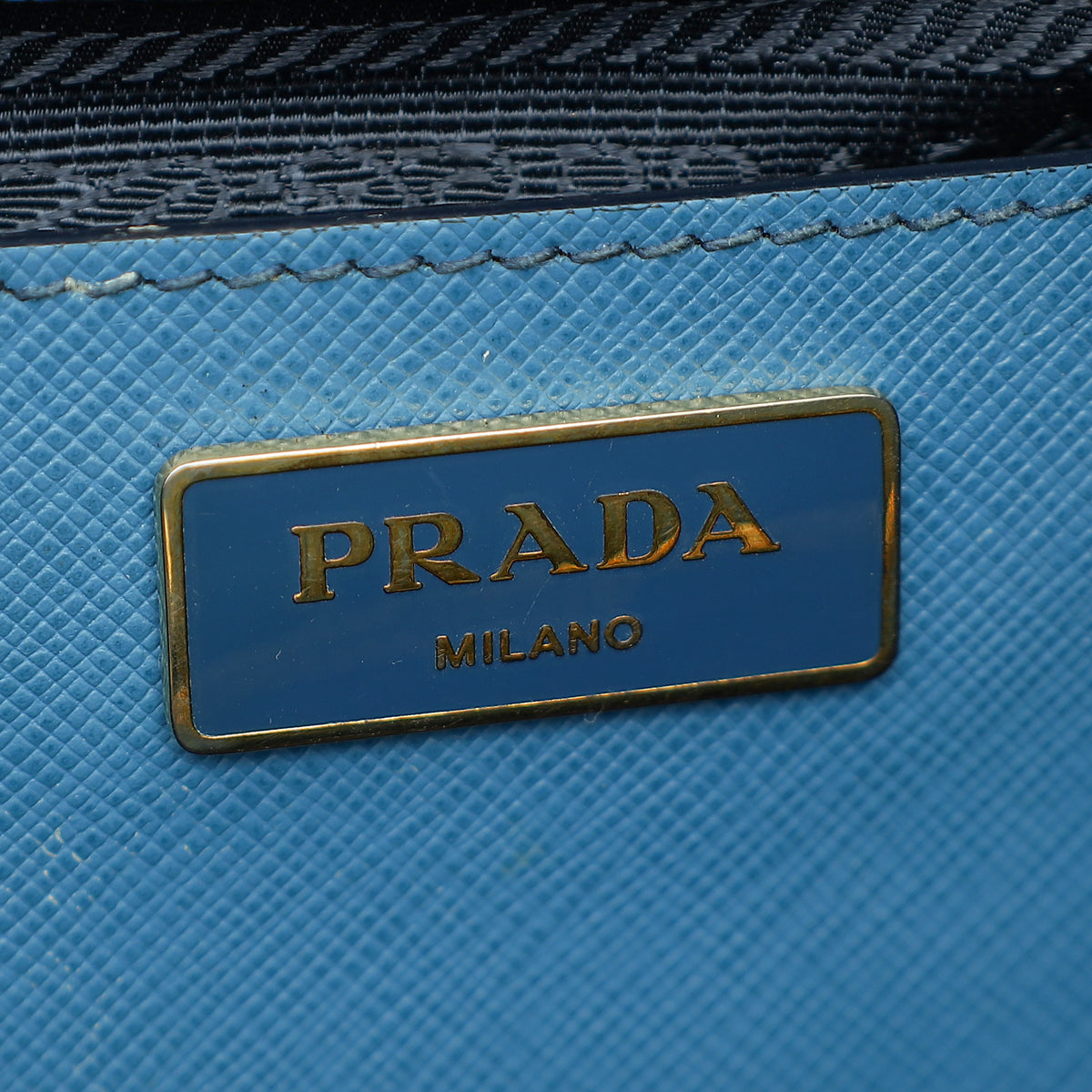 Prada Bicolor Lux Tote Medium Bag