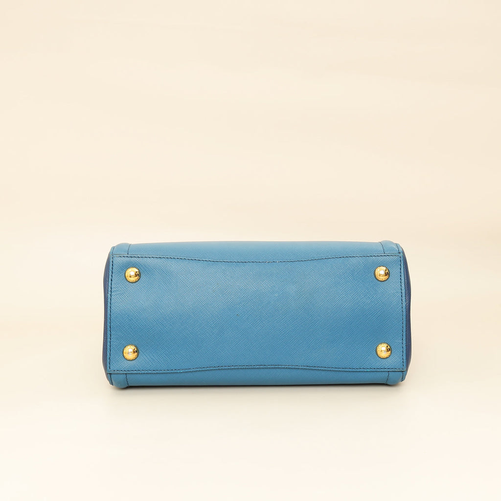 Prada Bicolor Lux Tote Medium Bag