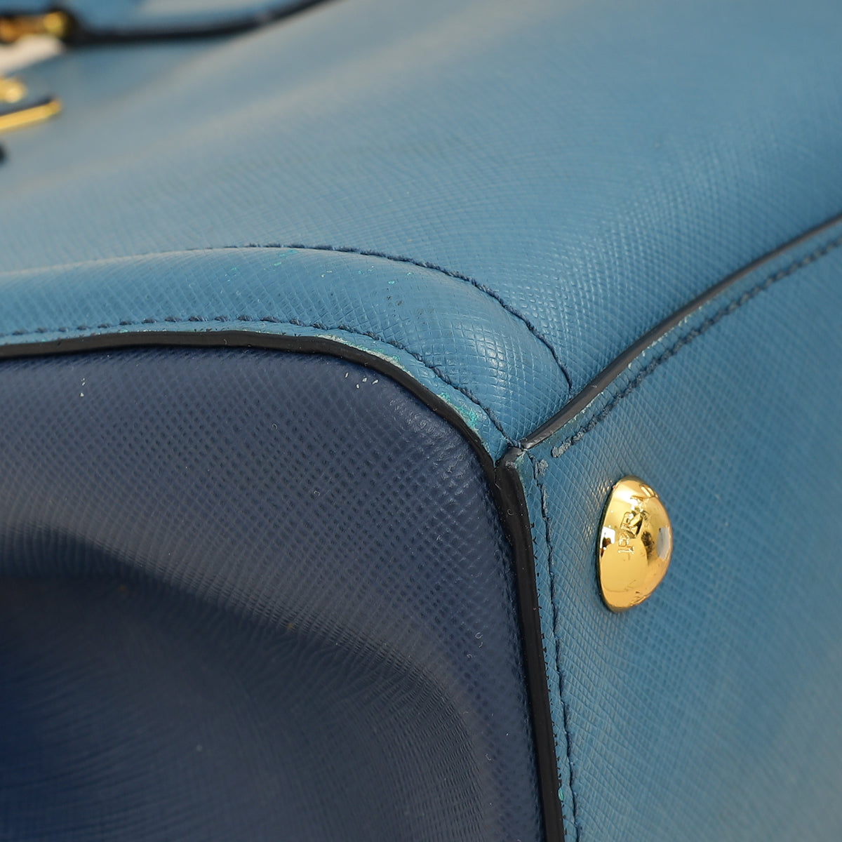 Prada Bicolor Lux Tote Medium Bag