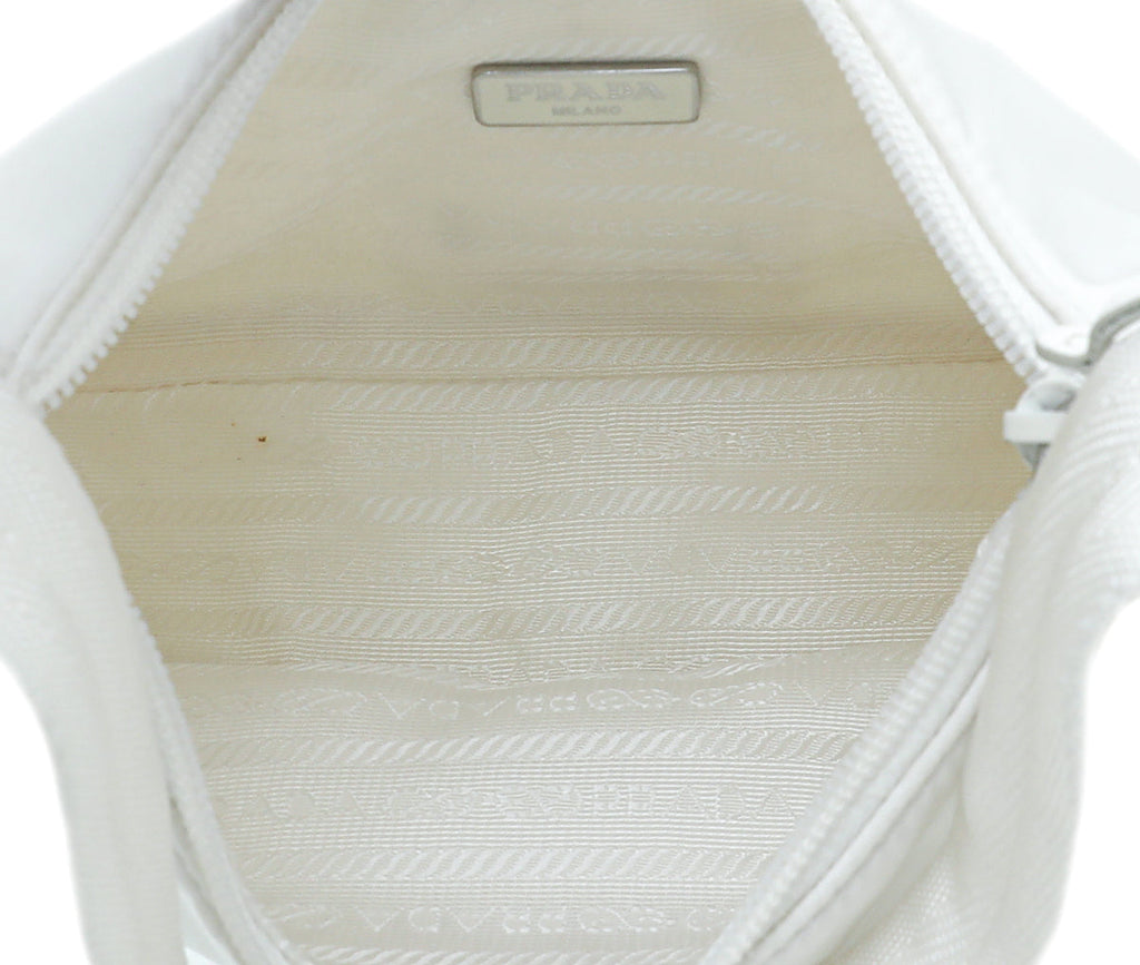 Prada Bianco Re-Nylon Re-Edition 2000 Mini Bag