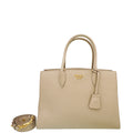 Prada Bicolor Cuir Large Tote Medium Bag