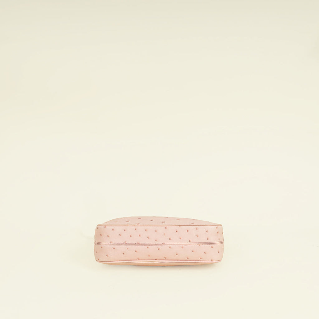Prada Pink Re-Edition Mini Ostrich Bag