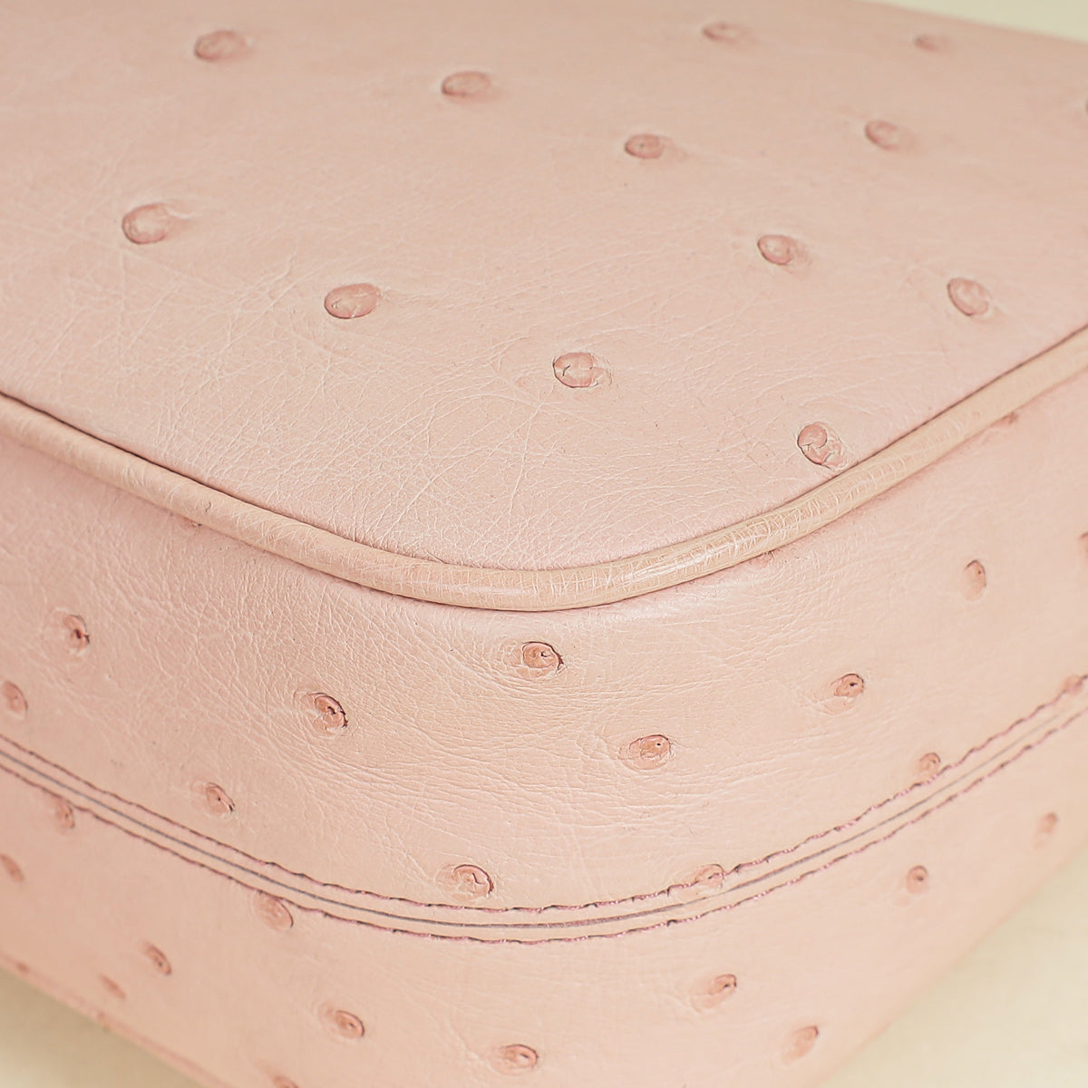 Prada Pink Re-Edition Mini Ostrich Bag