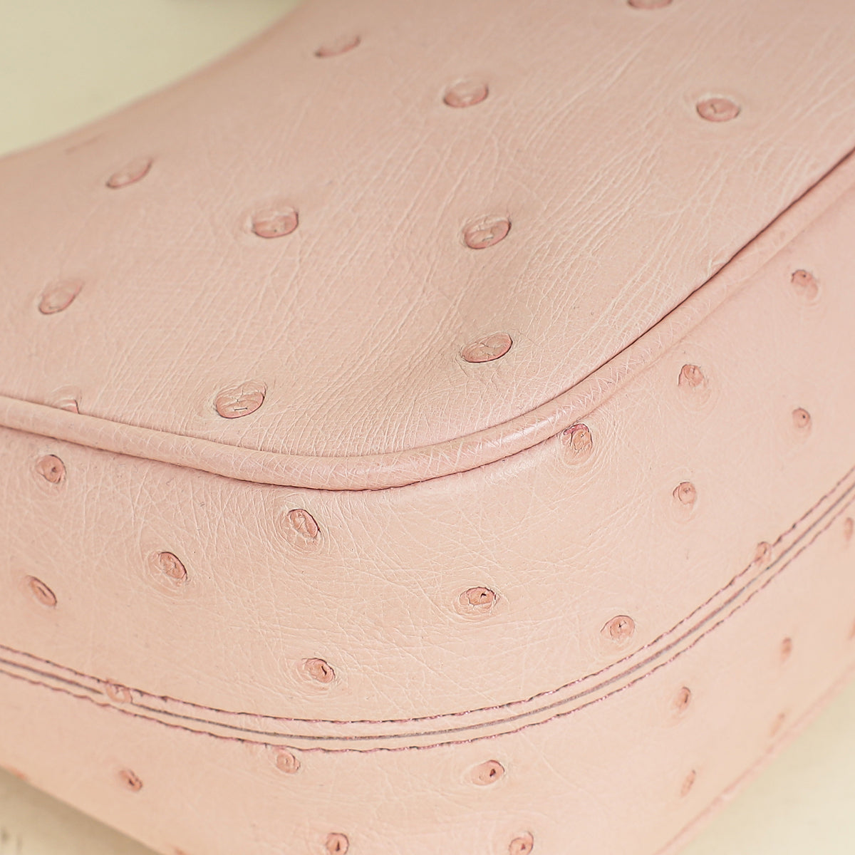 Prada Pink Re-Edition Mini Ostrich Bag