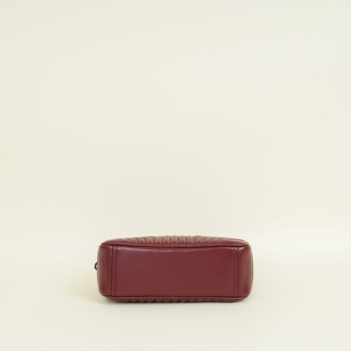 Prada Burgundy Diagramme Soft Calf Camera Bag